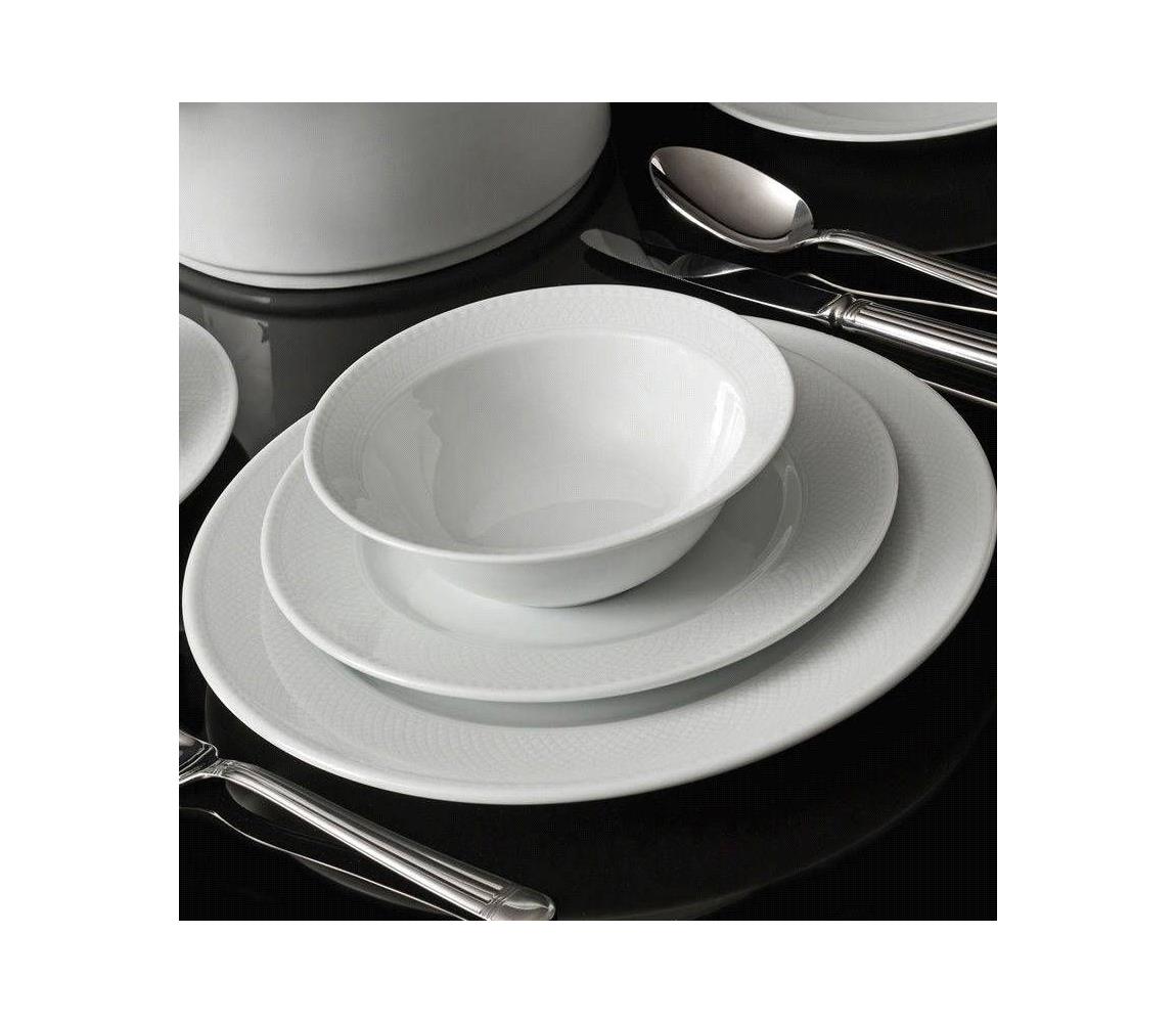 24 darabos fehér porcelán étkészlet 710KTP2432