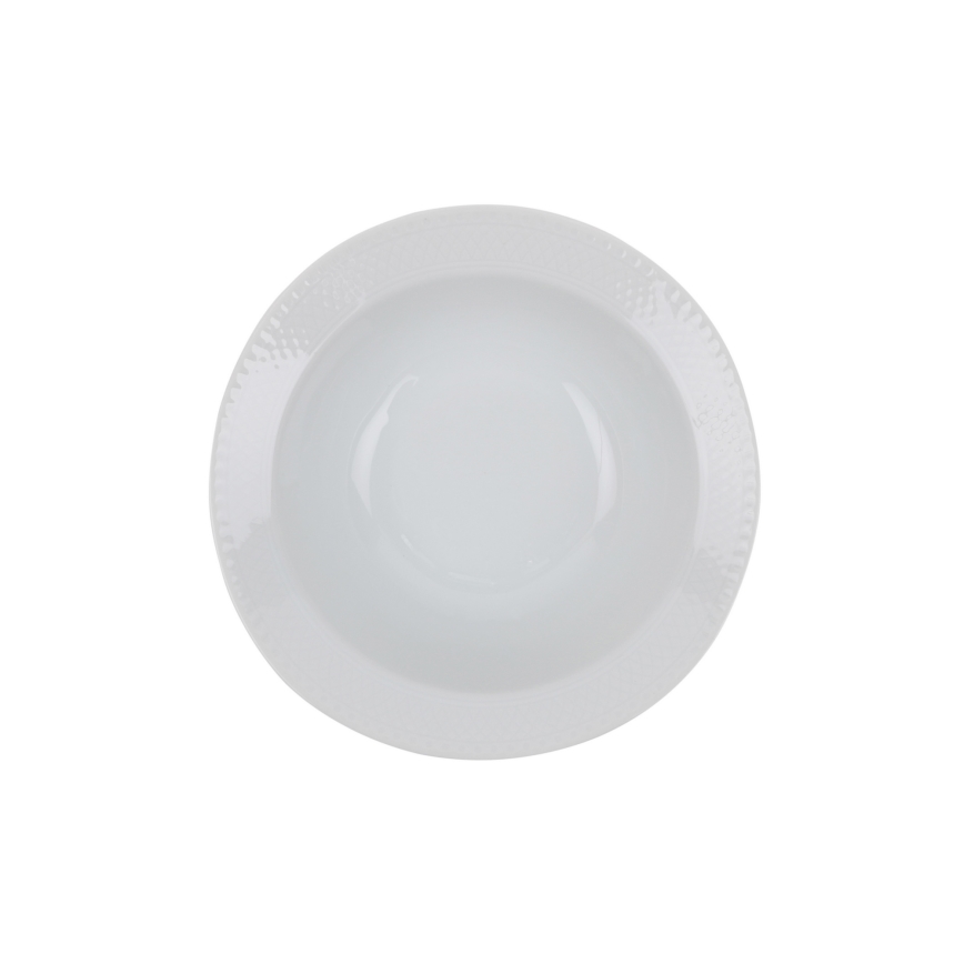 24 darabos fehér porcelán étkészlet
