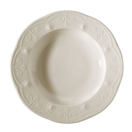 24 darabos fehér porcelán étkészlet
