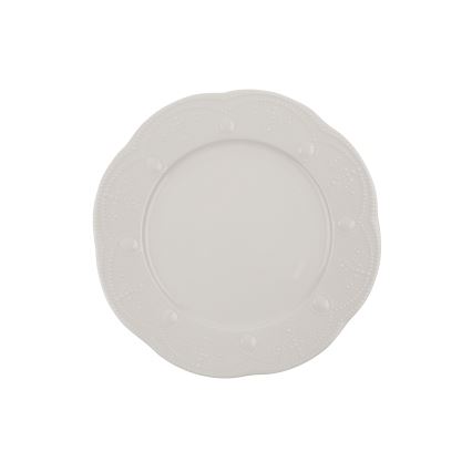 24 darabos fehér porcelán étkészlet