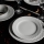 24 darabos fehér/porcelán étkészlet
