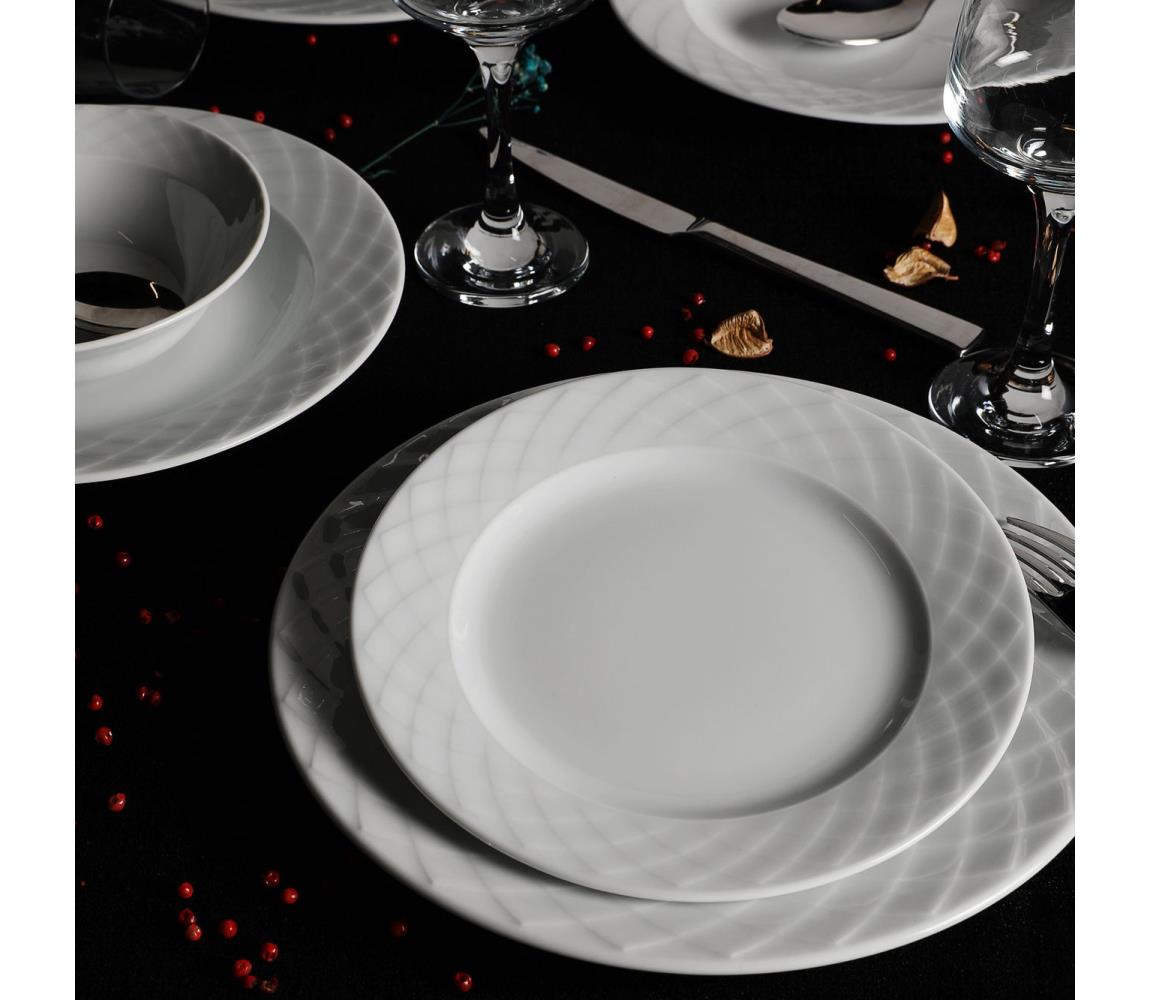 24 darabos fehér/porcelán étkészlet 387GRP1138