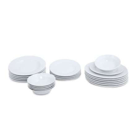 24 darabos fehér/porcelán étkészlet