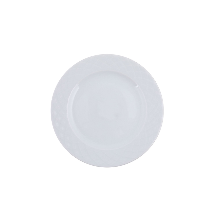 24 darabos fehér/porcelán étkészlet