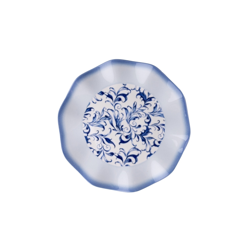 24 darabos kék porcelán étkészlet