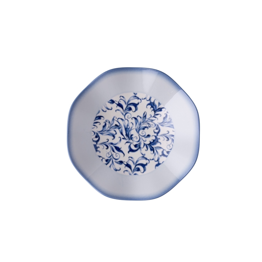 24 darabos kék porcelán étkészlet
