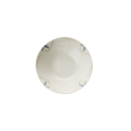 24 darabos porcelán étkészlet, fehér/kék
