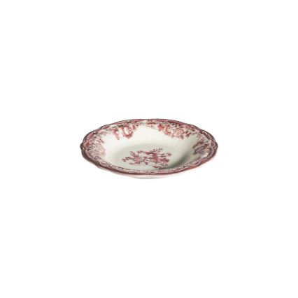 24 darabos porcelán étkészlet, fehér/rózsaszín