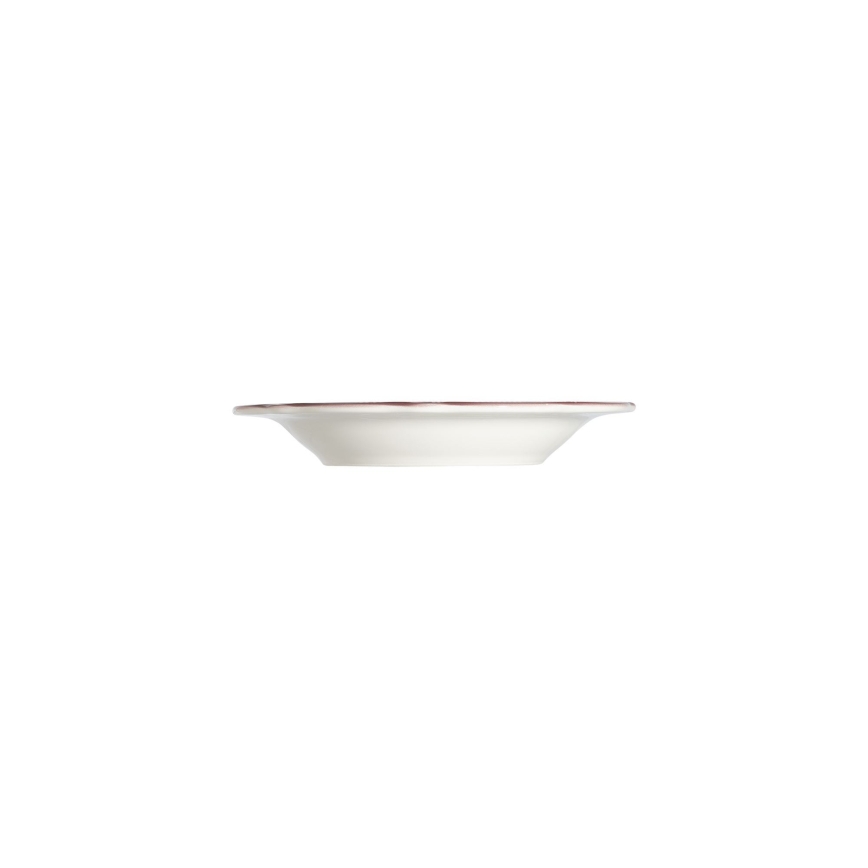 24 darabos porcelán étkészlet, fehér/rózsaszín