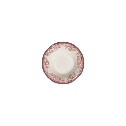 24 darabos porcelán étkészlet, fehér/rózsaszín