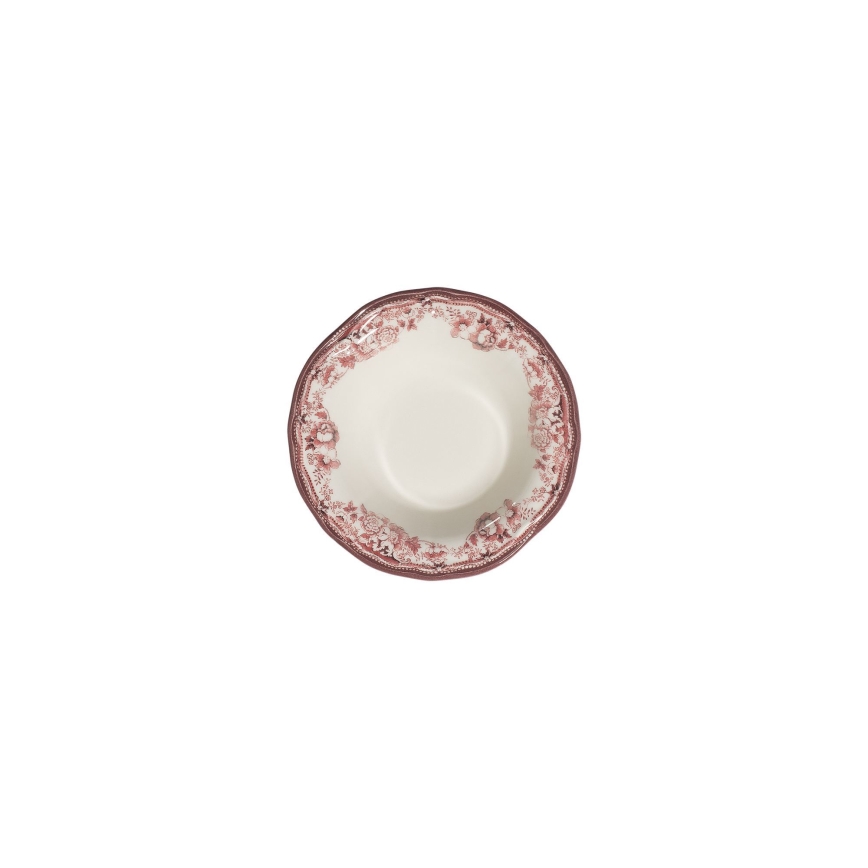 24 darabos porcelán étkészlet, fehér/rózsaszín