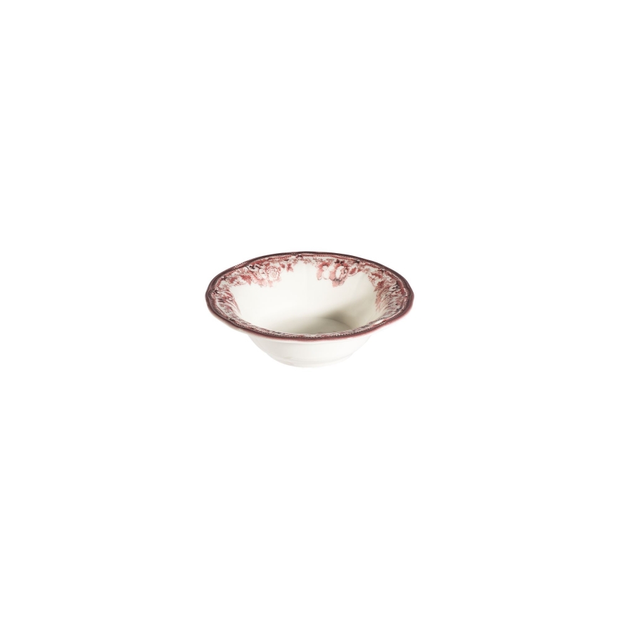 24 darabos porcelán étkészlet, fehér/rózsaszín