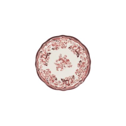 24 darabos porcelán étkészlet, fehér/rózsaszín