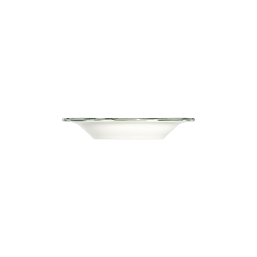 24 darabos porcelán étkészlet fehér/zöld