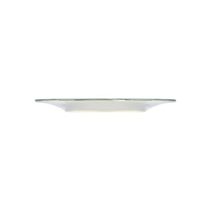 24 darabos porcelán étkészlet, fehér/zöld/piros