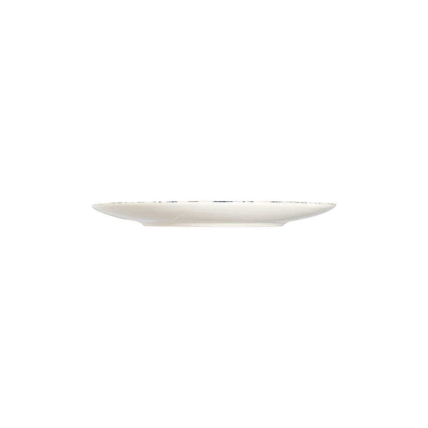 24 darabos színes/barna porcelán étkészlet