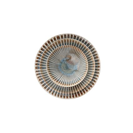 24 darabos színes/porcelán étkészlet