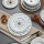 24 darabos színes porcelán étkészlet