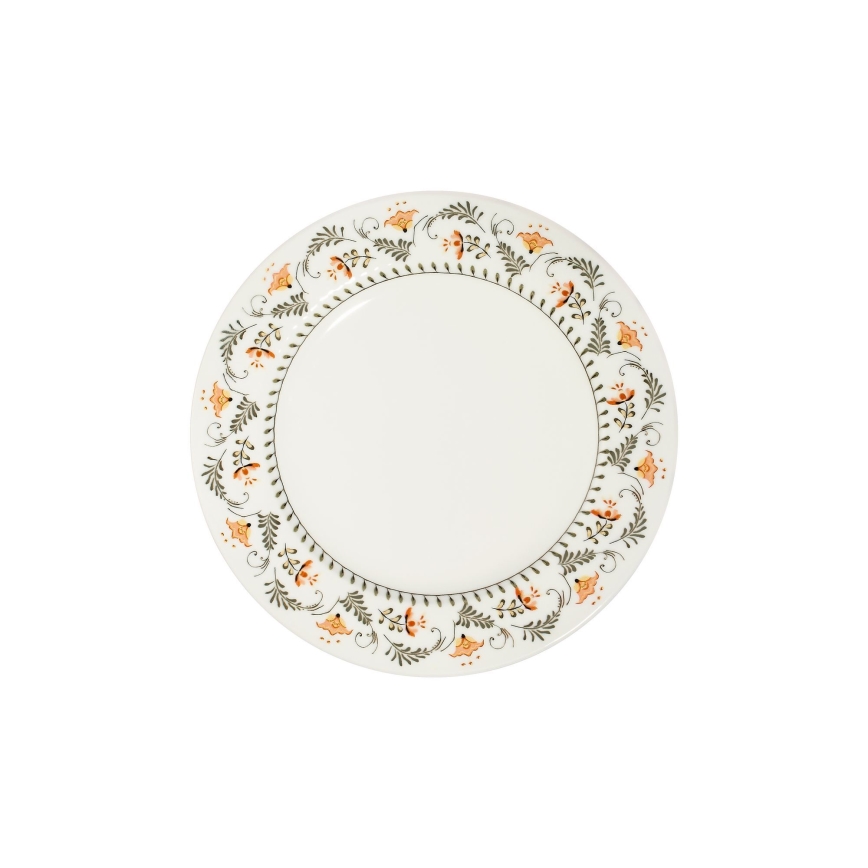 24 darabos színes porcelán étkészlet
