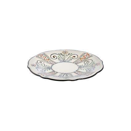 24 darabos színes porcelán étkészlet