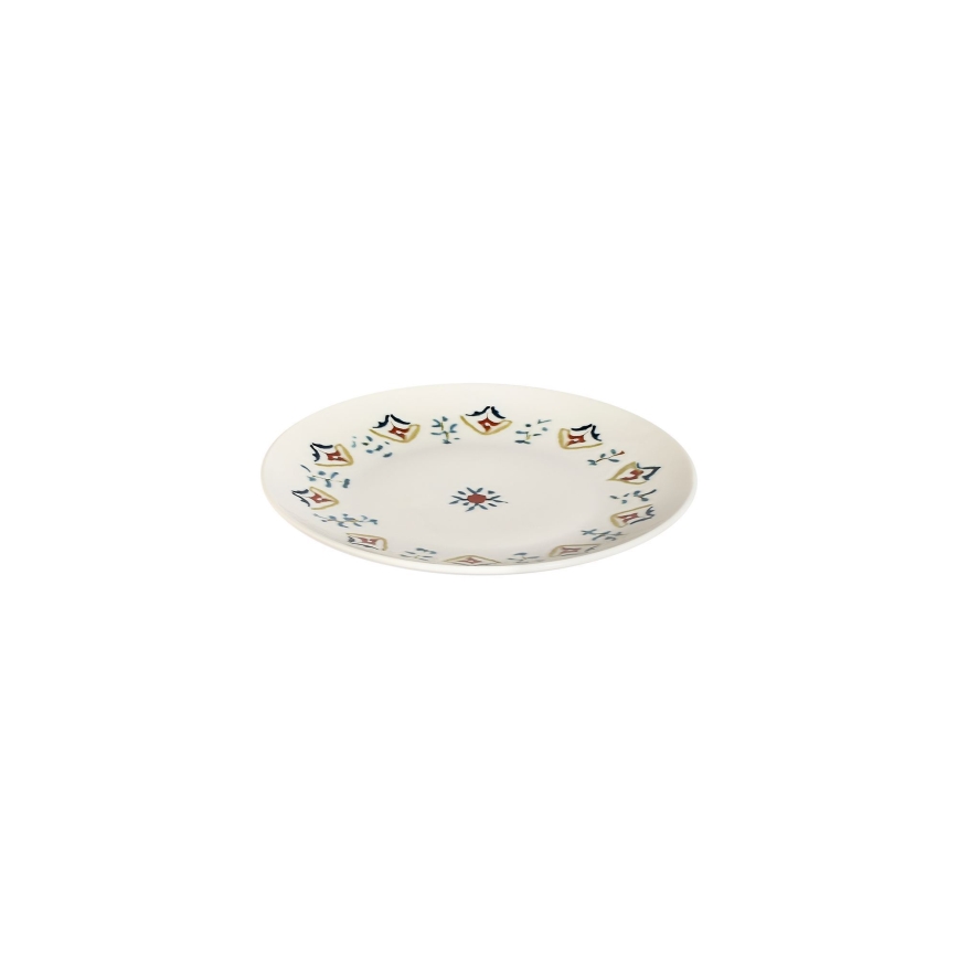 24 darabos színes porcelán étkészlet