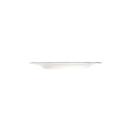 24 részes étkészlet, fehér/ezüst/porcelán