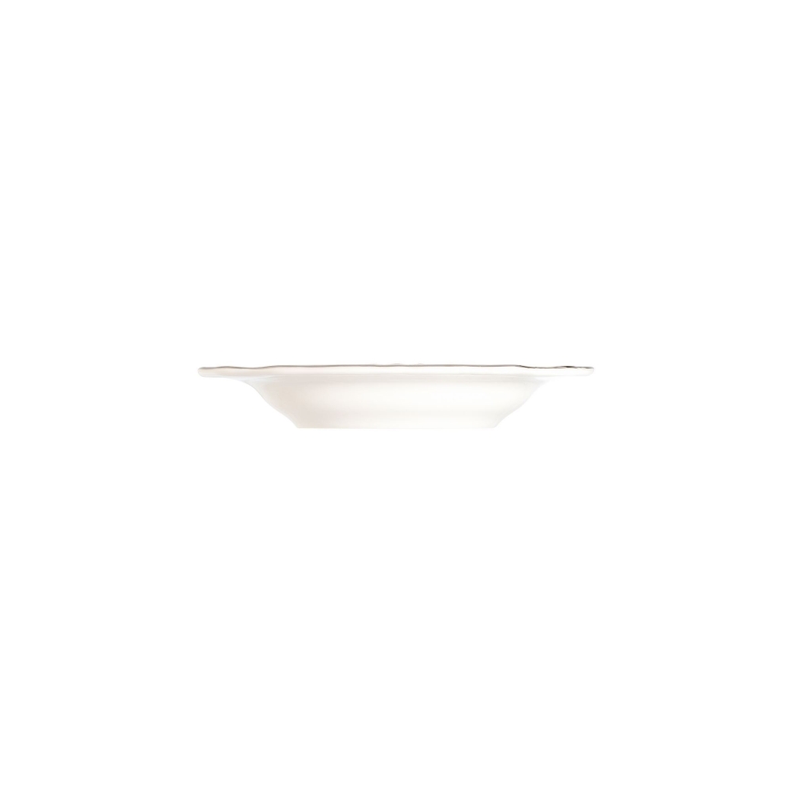 24 részes étkészlet, fehér/ezüst/porcelán