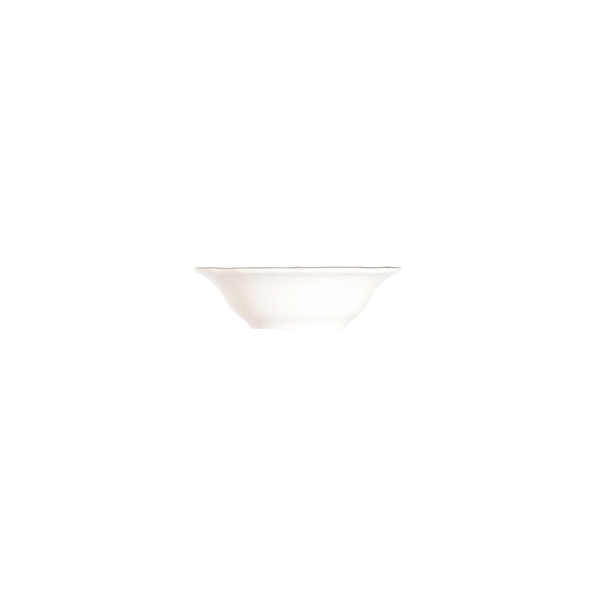 24 részes étkészlet, fehér/ezüst/porcelán