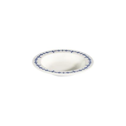 24 részes étkészlet fehér/kék/porcelán
