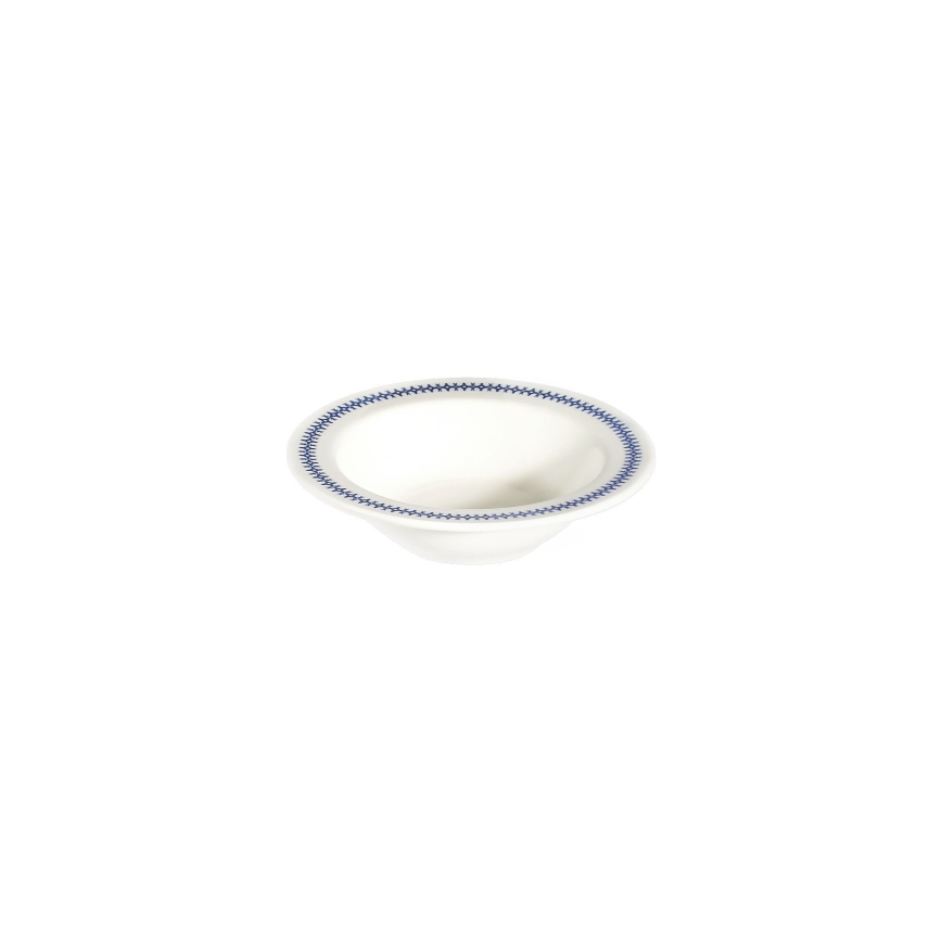 24 részes étkészlet fehér/kék/porcelán