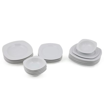 24 részes étkészlet fehér/porcelán