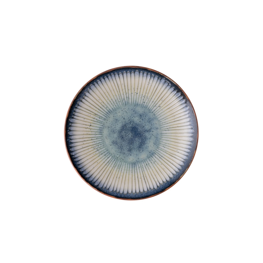 24 részes étkészlet kék/porcelán