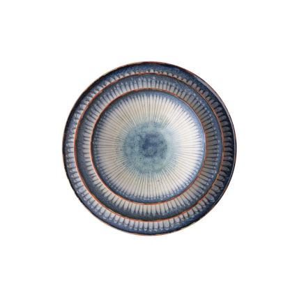 24 részes étkészlet kék/porcelán