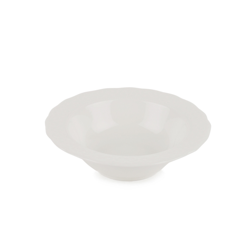 24 részes fehér porcelán étkészlet