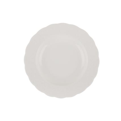24 részes fehér porcelán étkészlet