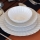 24 részes fehér porcelán étkészlet