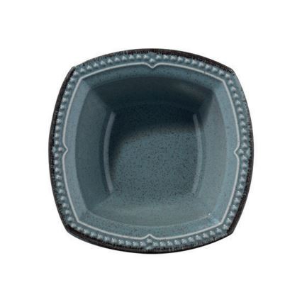 24 részes kék porcelán étkészlet