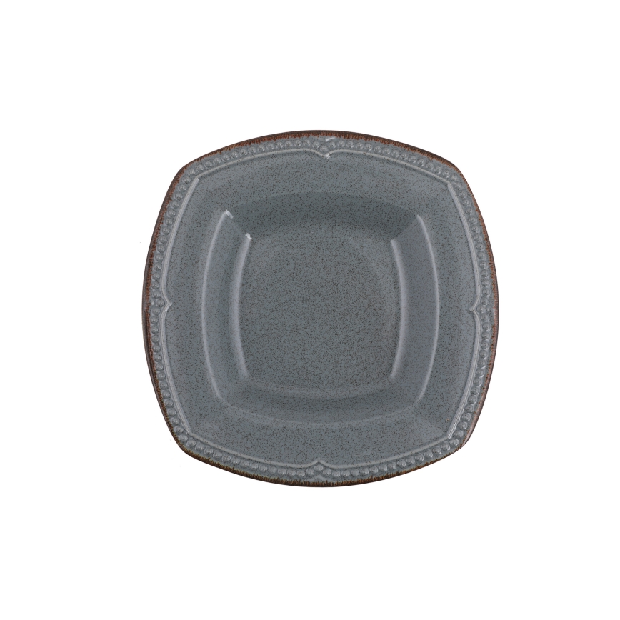 24 részes kék porcelán étkészlet