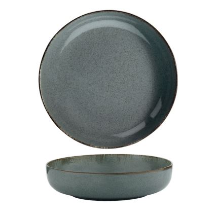 24 részes kék porcelán étkészlet