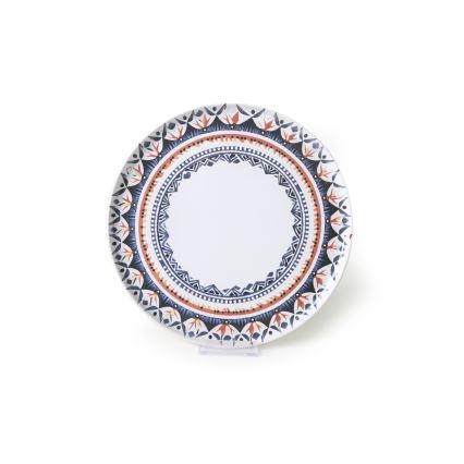 24 részes színes étkészlet / kőagyag