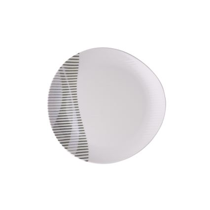 24 részes színes porcelán étkészlet
