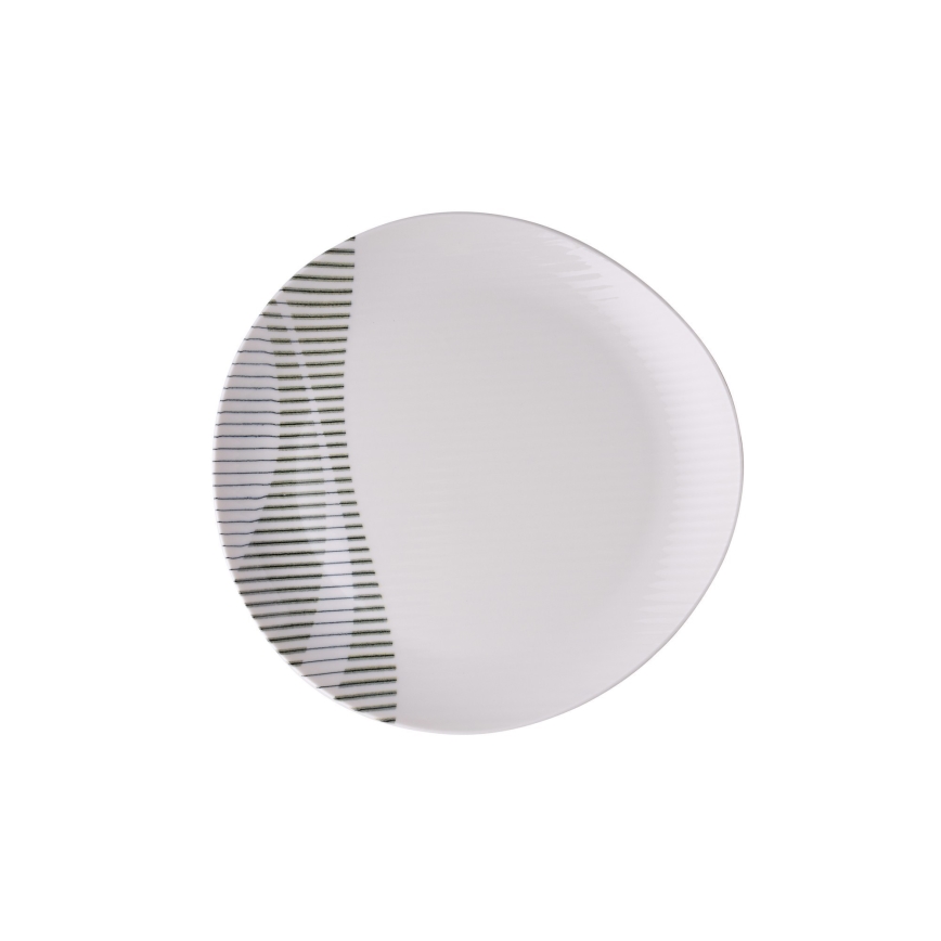 24 részes színes porcelán étkészlet