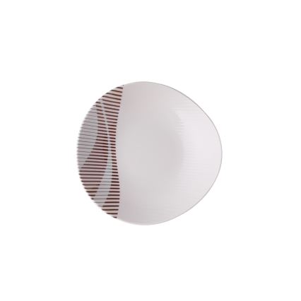 24 részes színes porcelán étkészlet