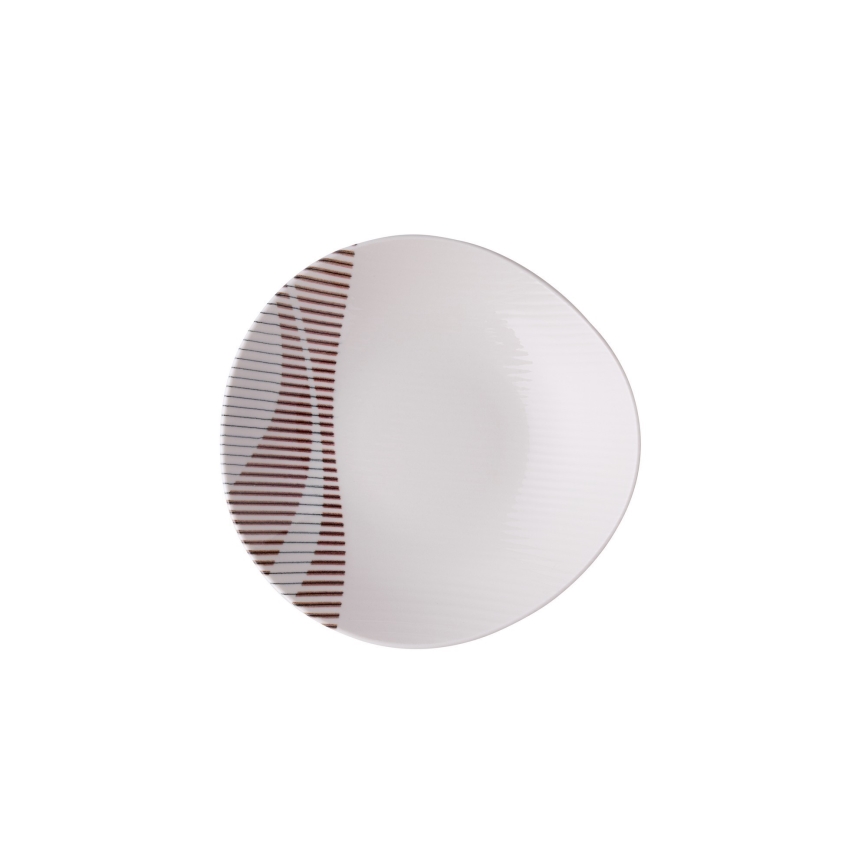 24 részes színes porcelán étkészlet