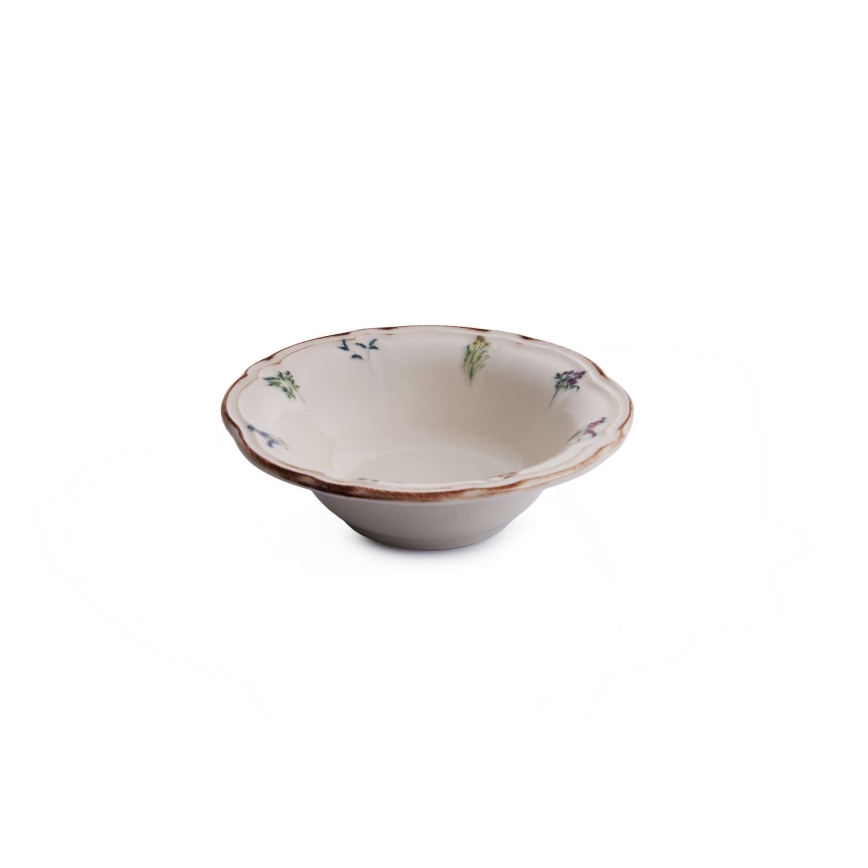 24 részes színes porcelán étkészlet