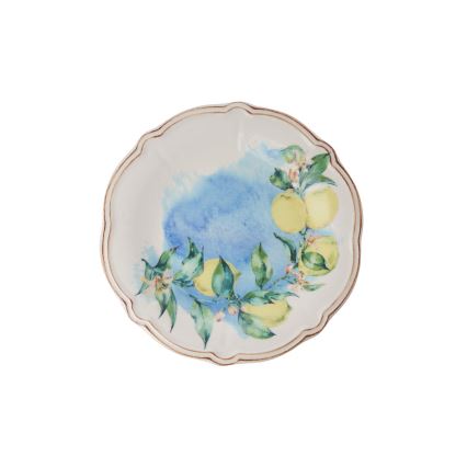 24 részes színes/porcelán étkészlet