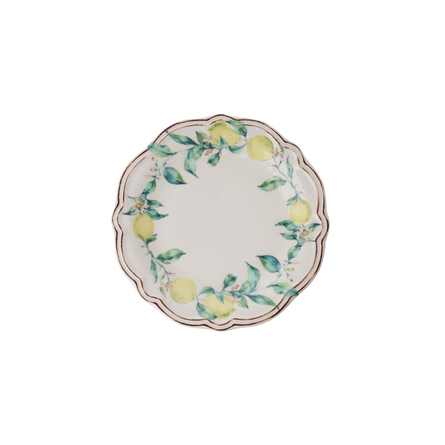 24 részes színes/porcelán étkészlet