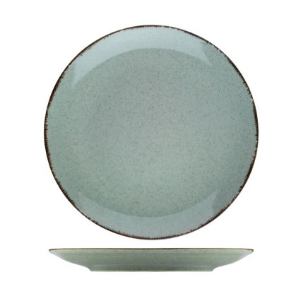 24 részes zöld porcelán étkészlet