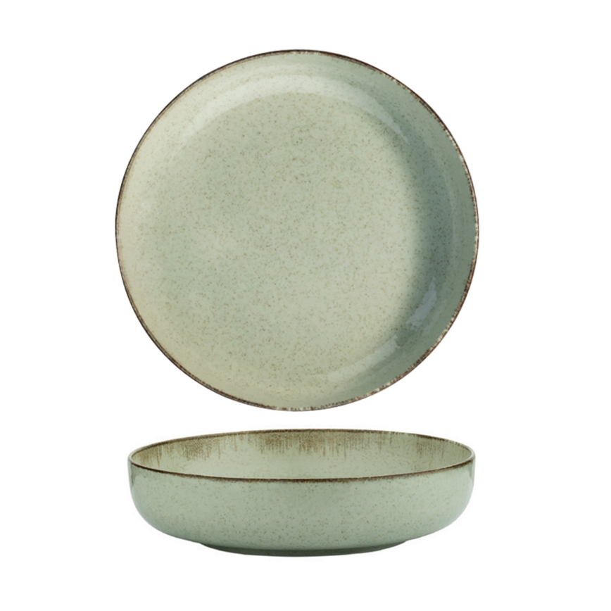 24 részes zöld porcelán étkészlet