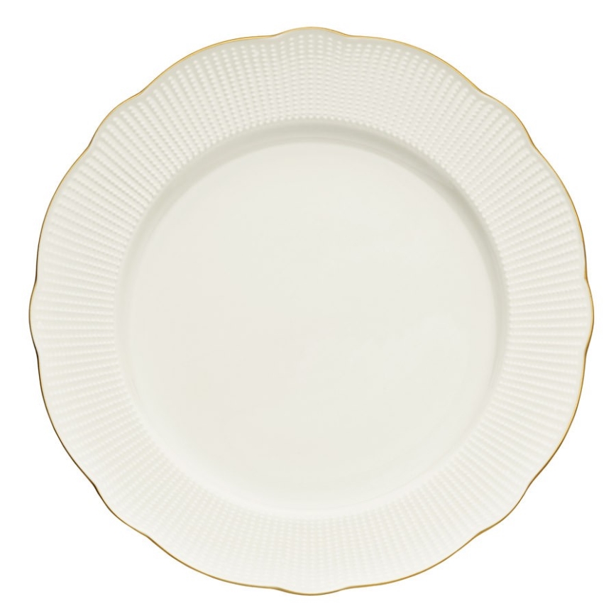26 részes étkészlet fehér/arany/porcelán